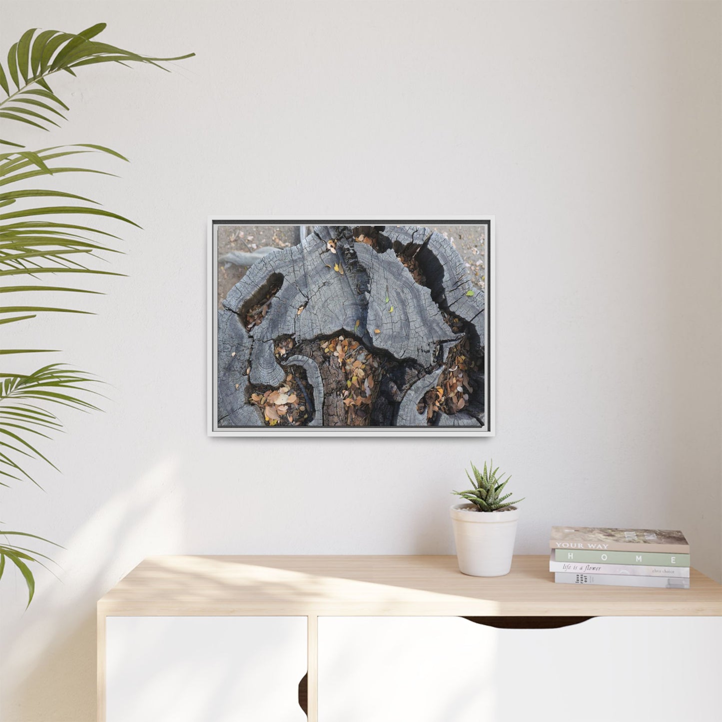 Time's Fractal Memory - Unique Stretched Canvas Wall Art - Art By Earth