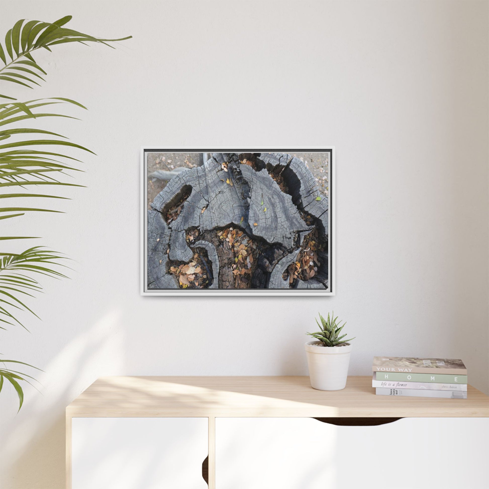 Time's Fractal Memory - Unique Stretched Canvas Wall Art - Art By Earth