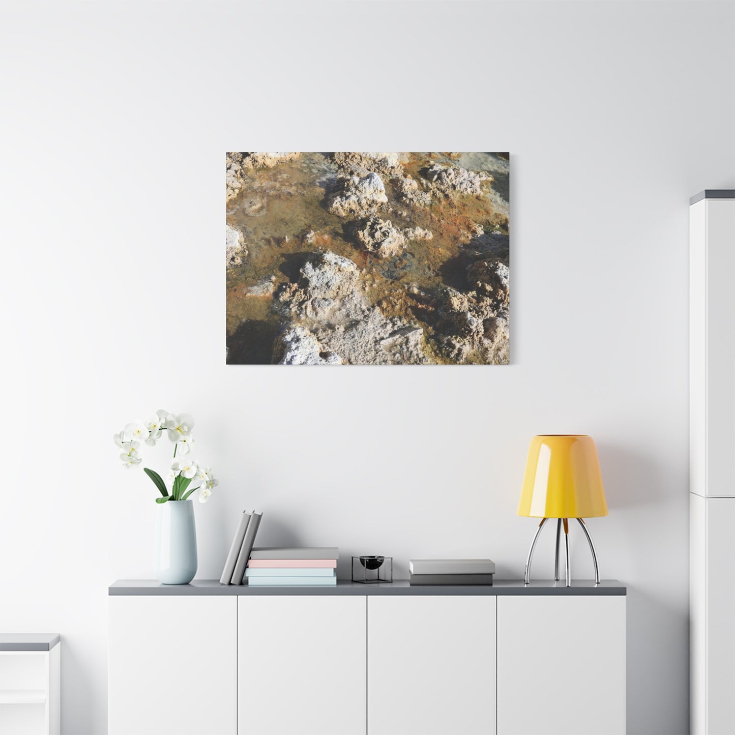 Strata of Decay - Unique Frameless Canvas Wall Art