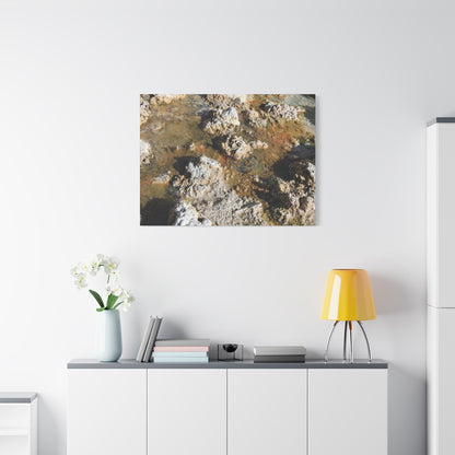 Strata of Decay - Unique Frameless Canvas Wall Art
