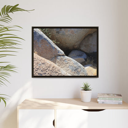 Boulder Shelter - Unique Stretched Canvas Wall Art