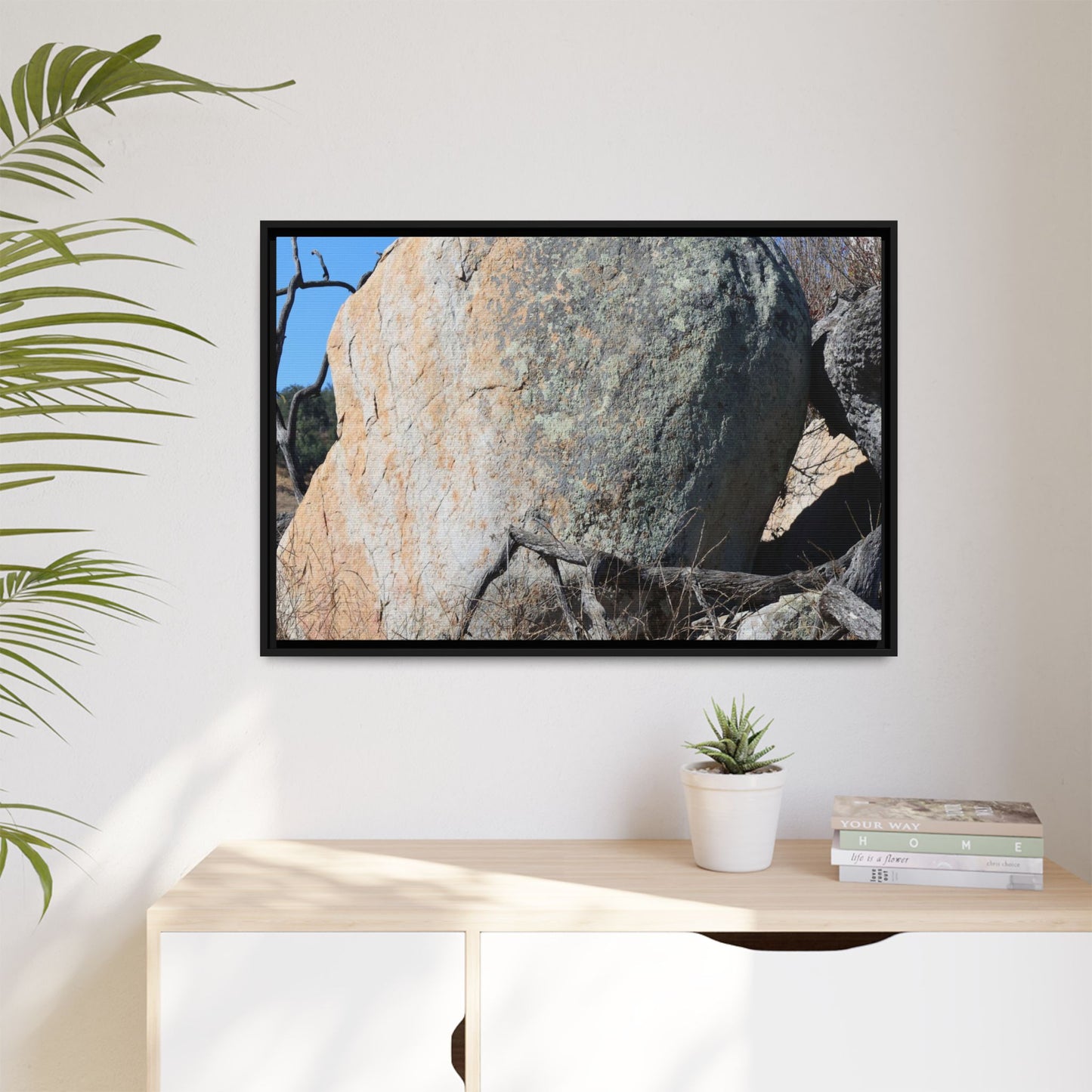 Stony Sentinel - Unique Stretched Canvas Wall Art - Art By Earth
