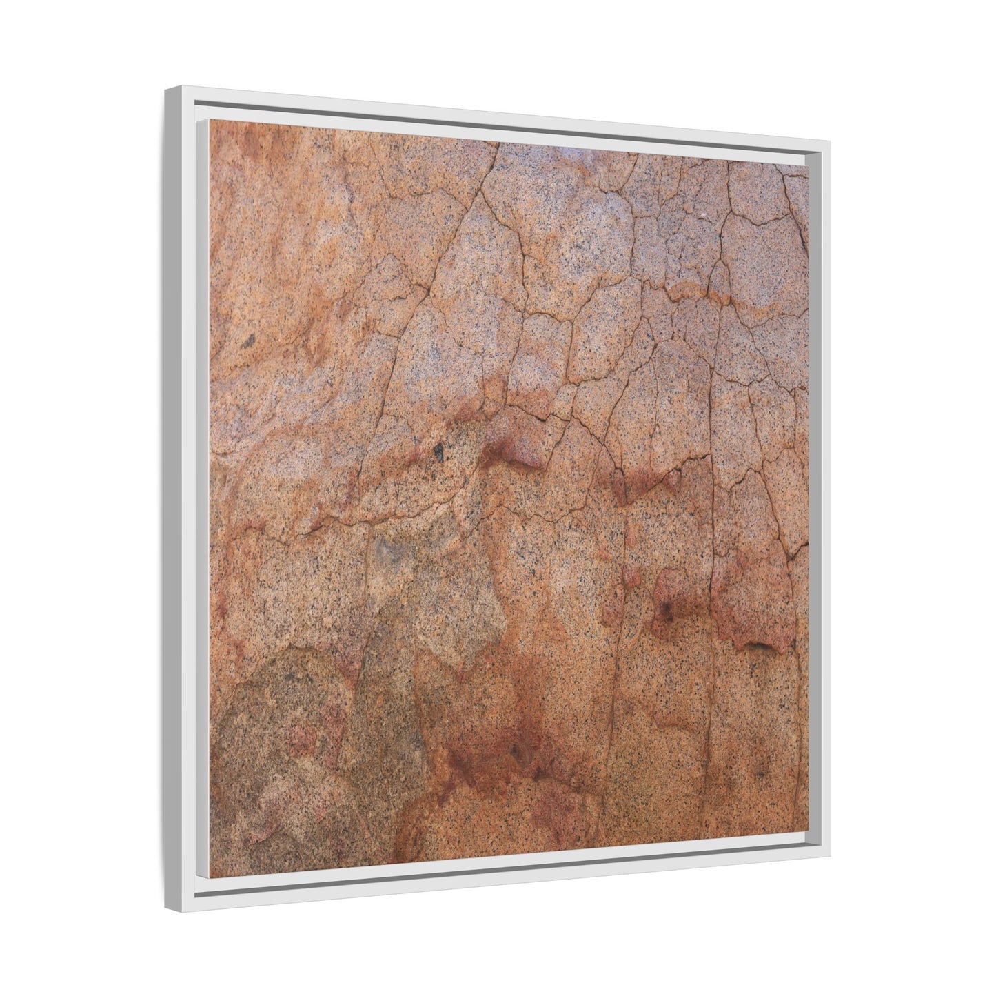 Russet Fissures - Unique Stretched Canvas Wall Art - Art By Earth