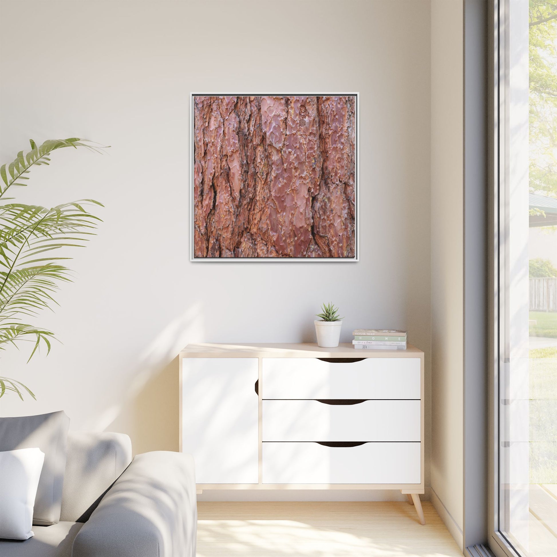 Russet Ridges - Unique Stretched Canvas Wall Art - Art By Earth