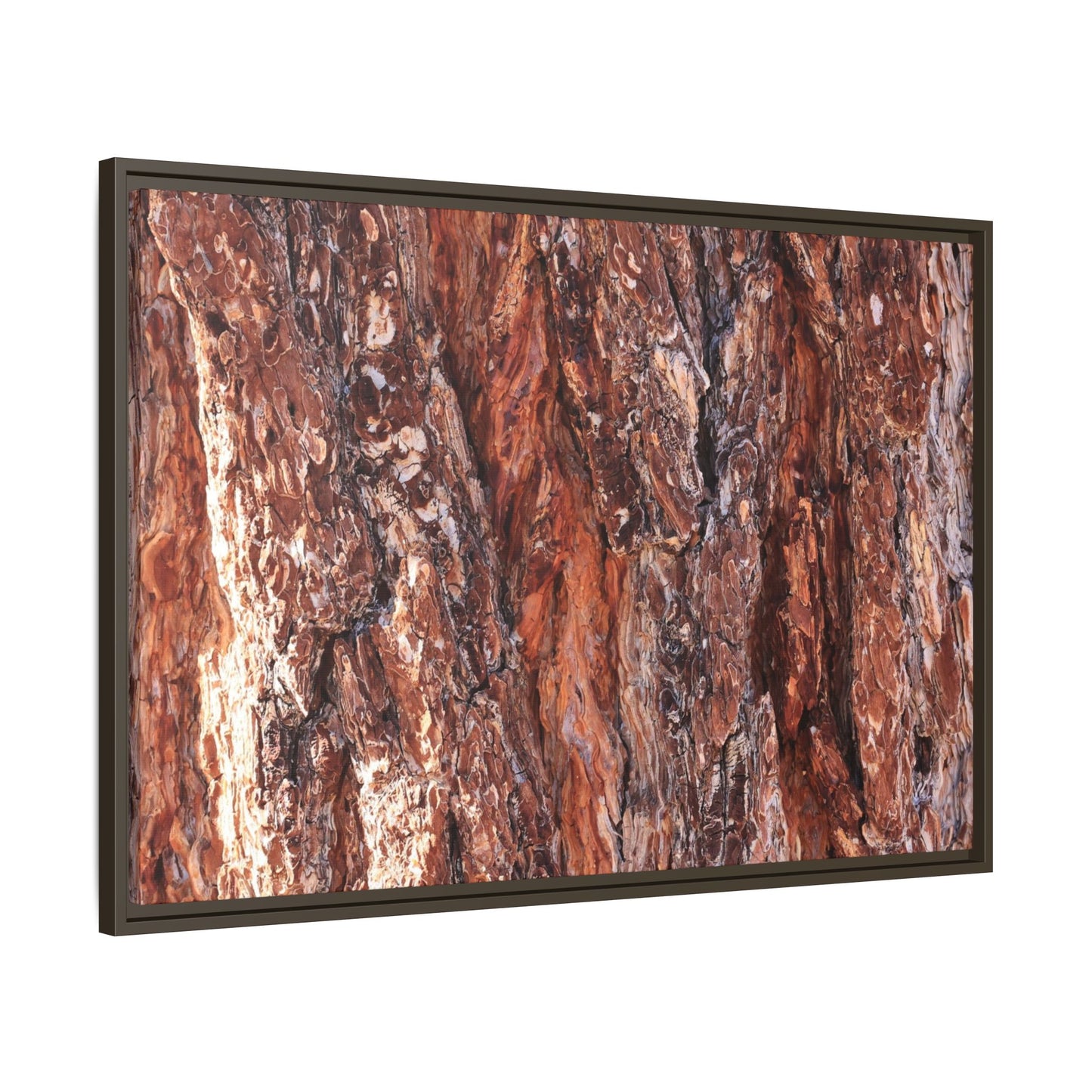 Wooden Mosaic - Unique Stretched Canvas Wall Art