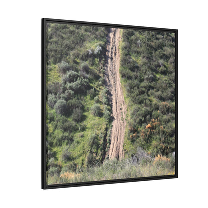 Desert Path Through Sage - Unique Stretched Canvas Wall Art - Art By Earth