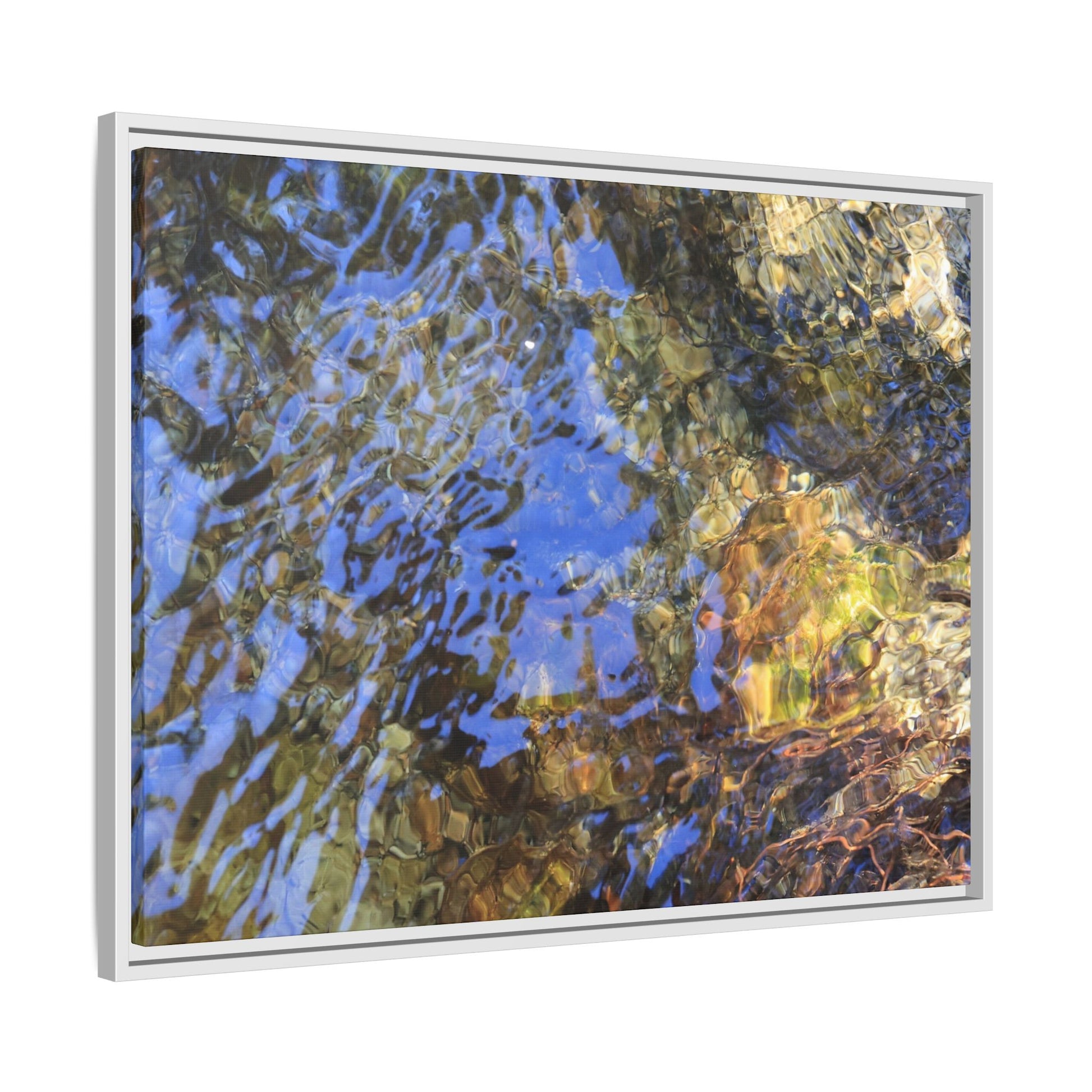 Watery Kaleidoscope - Unique Stretched Canvas Wall Art - Art By Earth