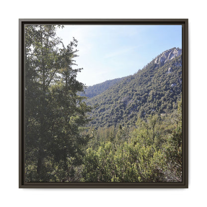 Mountain Valley Forest - Unique Stretched Canvas Wall Art