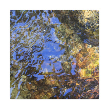 Water's Whisper - Unique Frameless Canvas Wall Art - Art By Earth