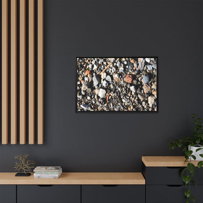 Stones and Soil - Unique Stretched Canvas Wall Art