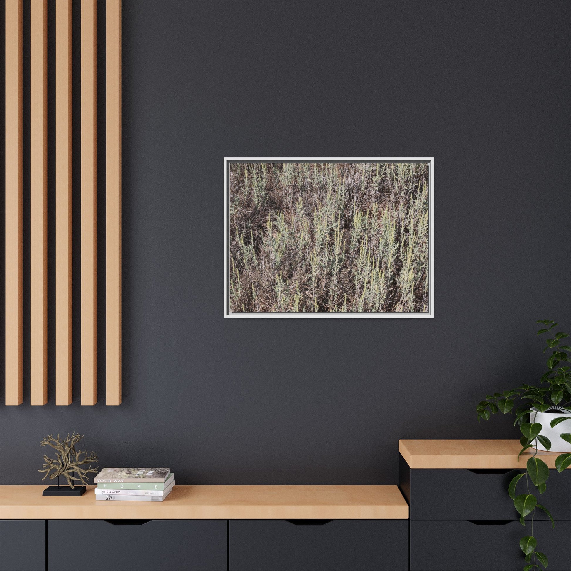 Sage Fields Forever - Unique Stretched Canvas Wall Art - Art By Earth