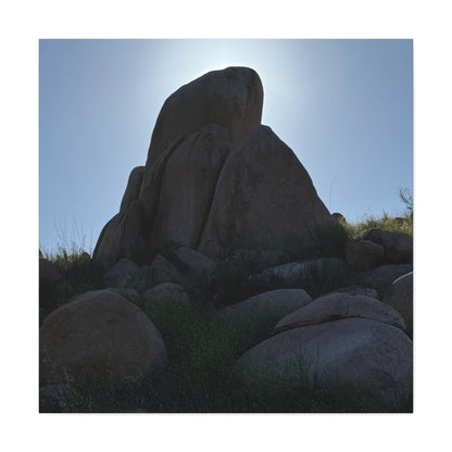 Rocks of Solitude - Unique Frameless Canvas Wall Art - Art By Earth