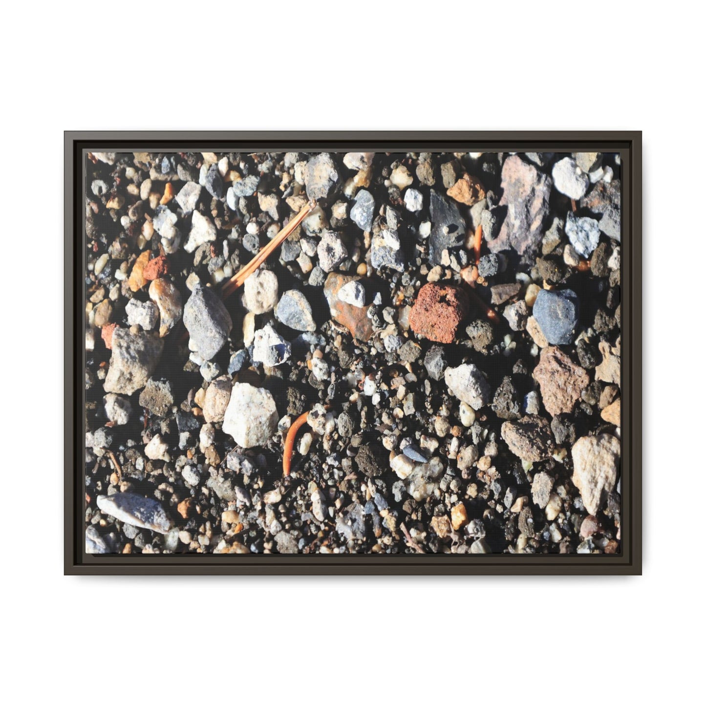 Stones and Soil - Unique Stretched Canvas Wall Art