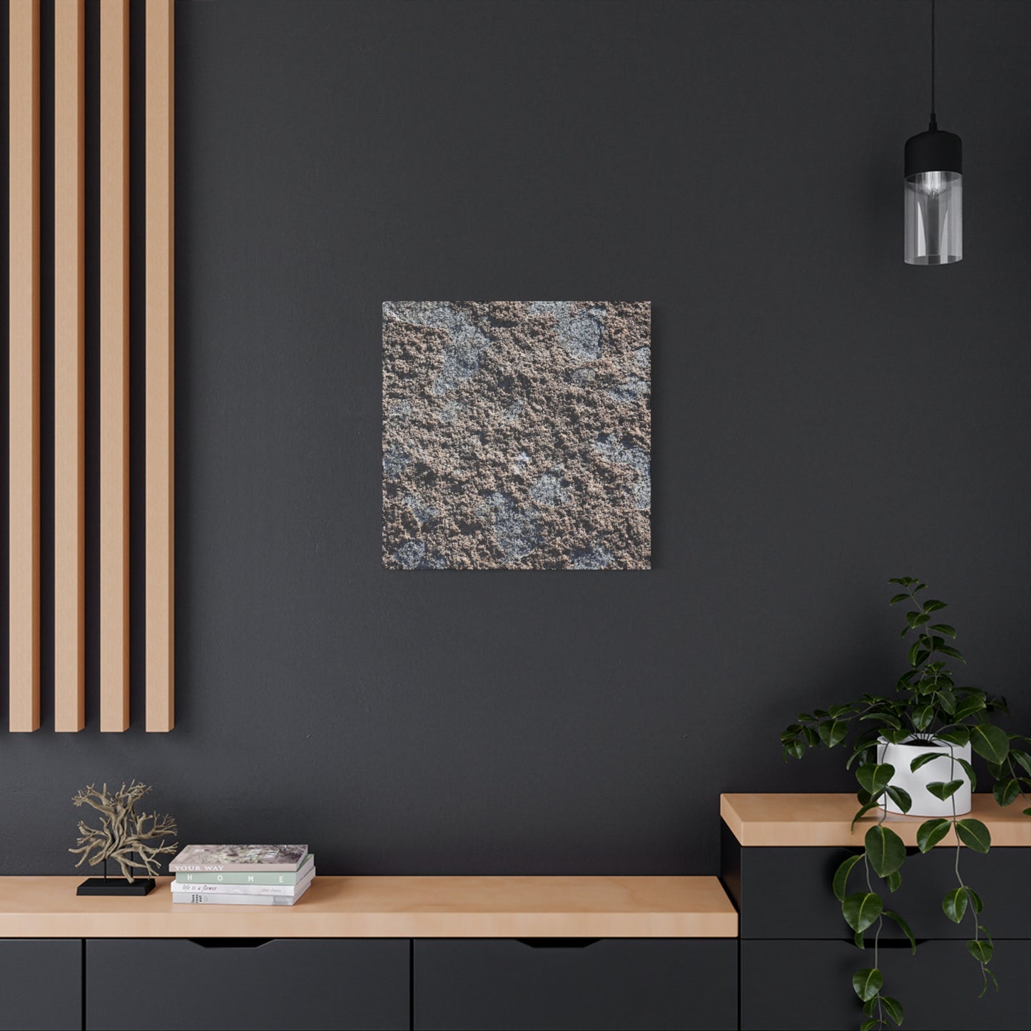 Soil and Stone - Unique Frameless Canvas Wall Art