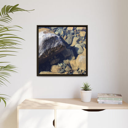 Stone Sanctuary - Unique Stretched Canvas Wall Art