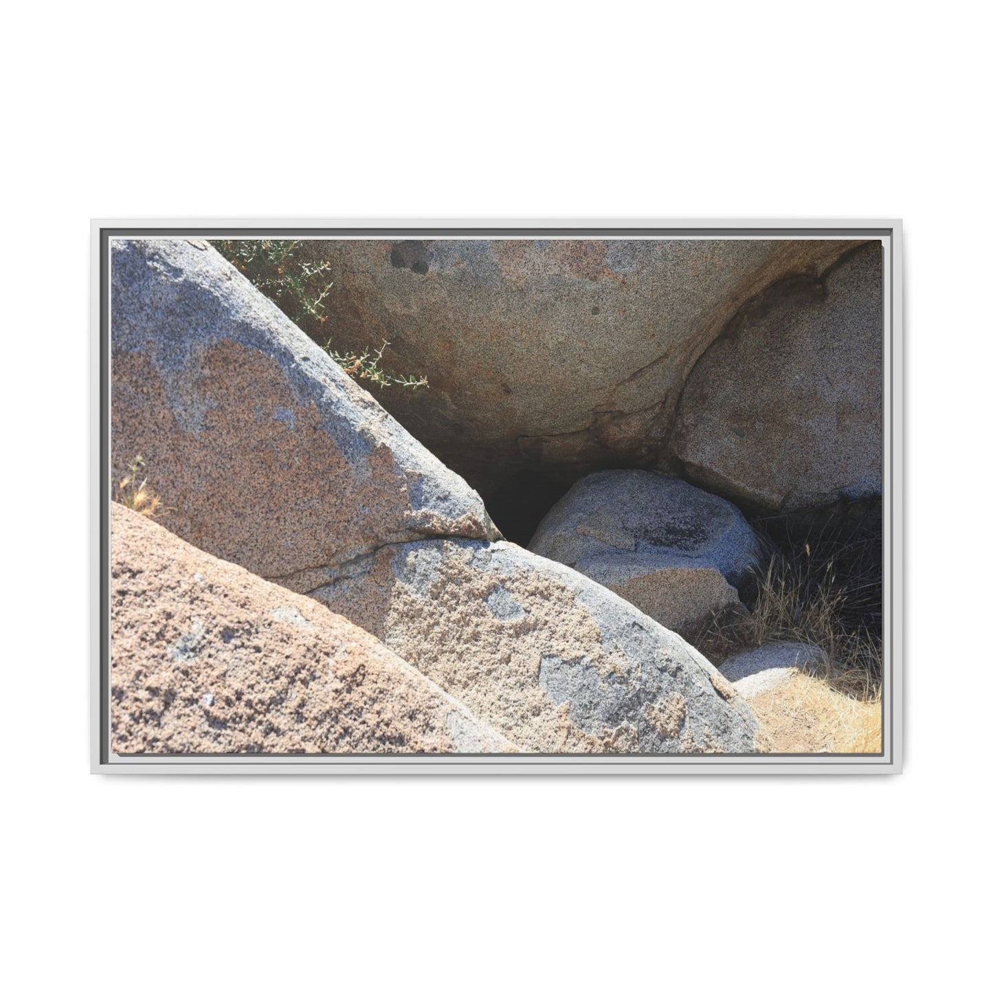 Boulder Shelter - Unique Stretched Canvas Wall Art