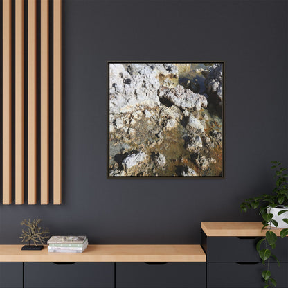 Strata of Silence - Unique Stretched Canvas Wall Art