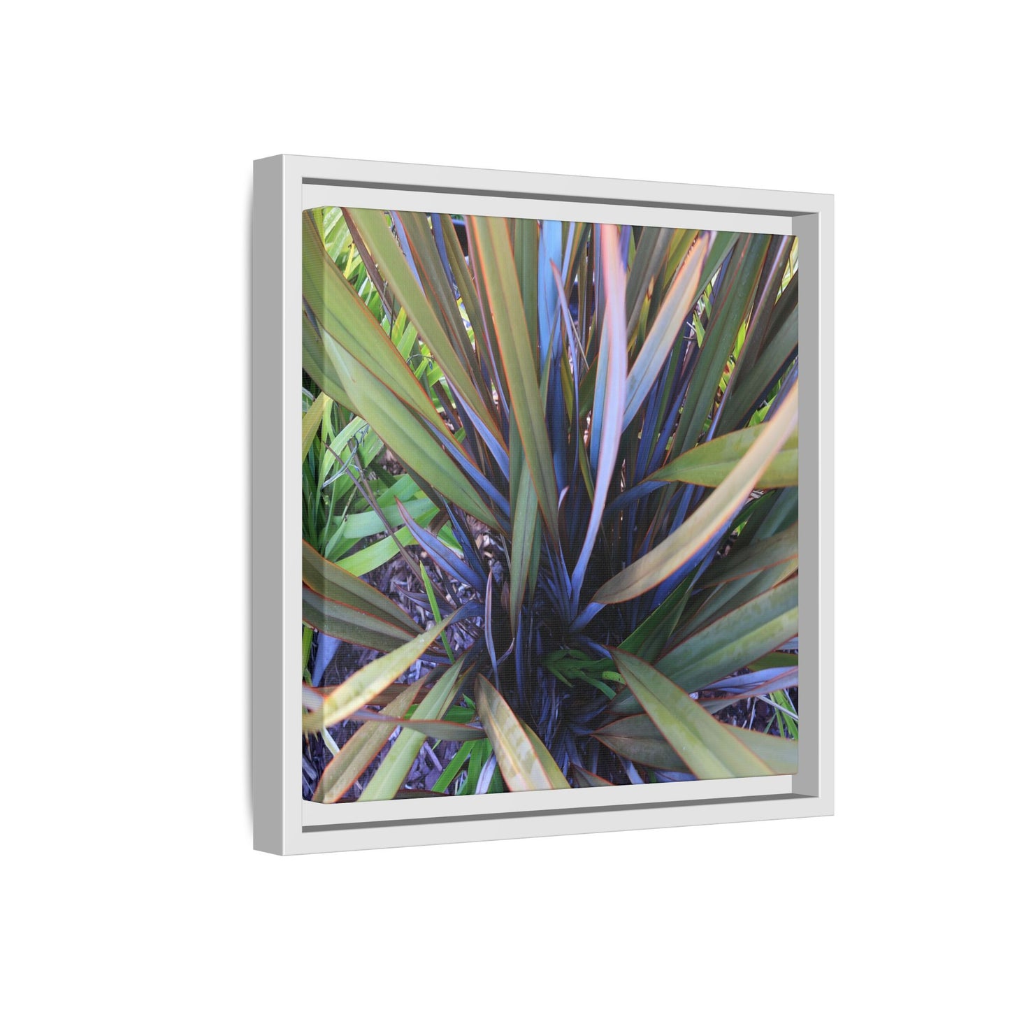 Radiant Leaves - Unique Stretched Canvas Wall Art - Art By Earth