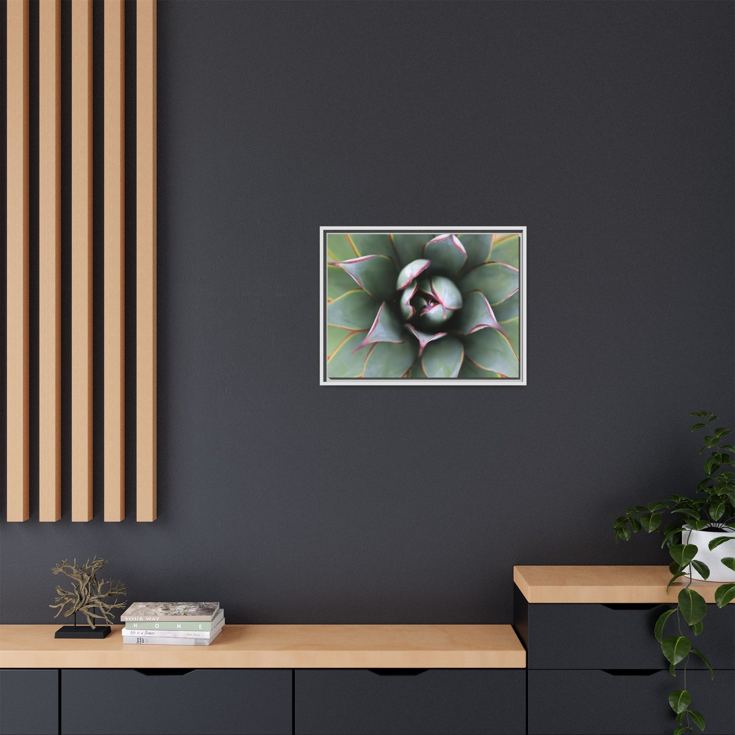 Spiky Elegance - Unique Stretched Canvas Wall Art - Art By Earth