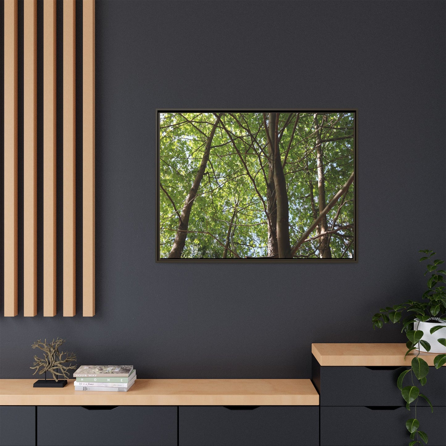 Forest Branches - Unique Stretched Canvas Wall Art