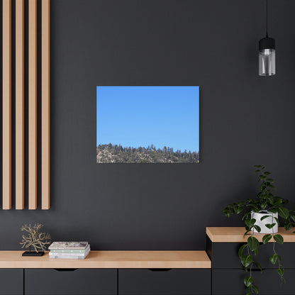 Mountain's Quiet Breath - Unique Frameless Canvas Wall Art