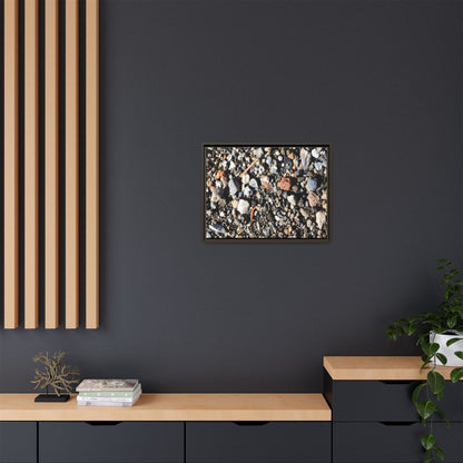 Stones and Soil - Unique Stretched Canvas Wall Art