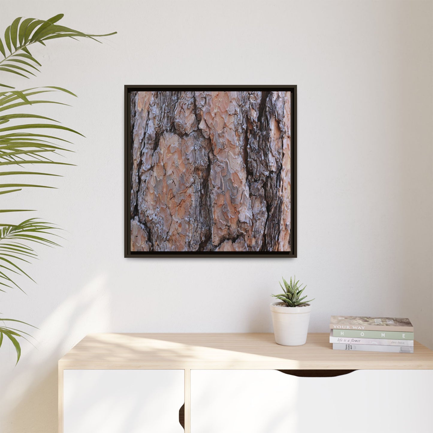 Tree Skin Symphony - Unique Stretched Canvas Wall Art - Art By Earth