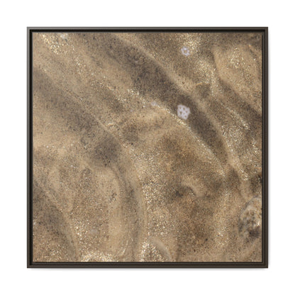 Underwater Sand Exploration - Unique Stretched Canvas Wall Art - Art By Earth