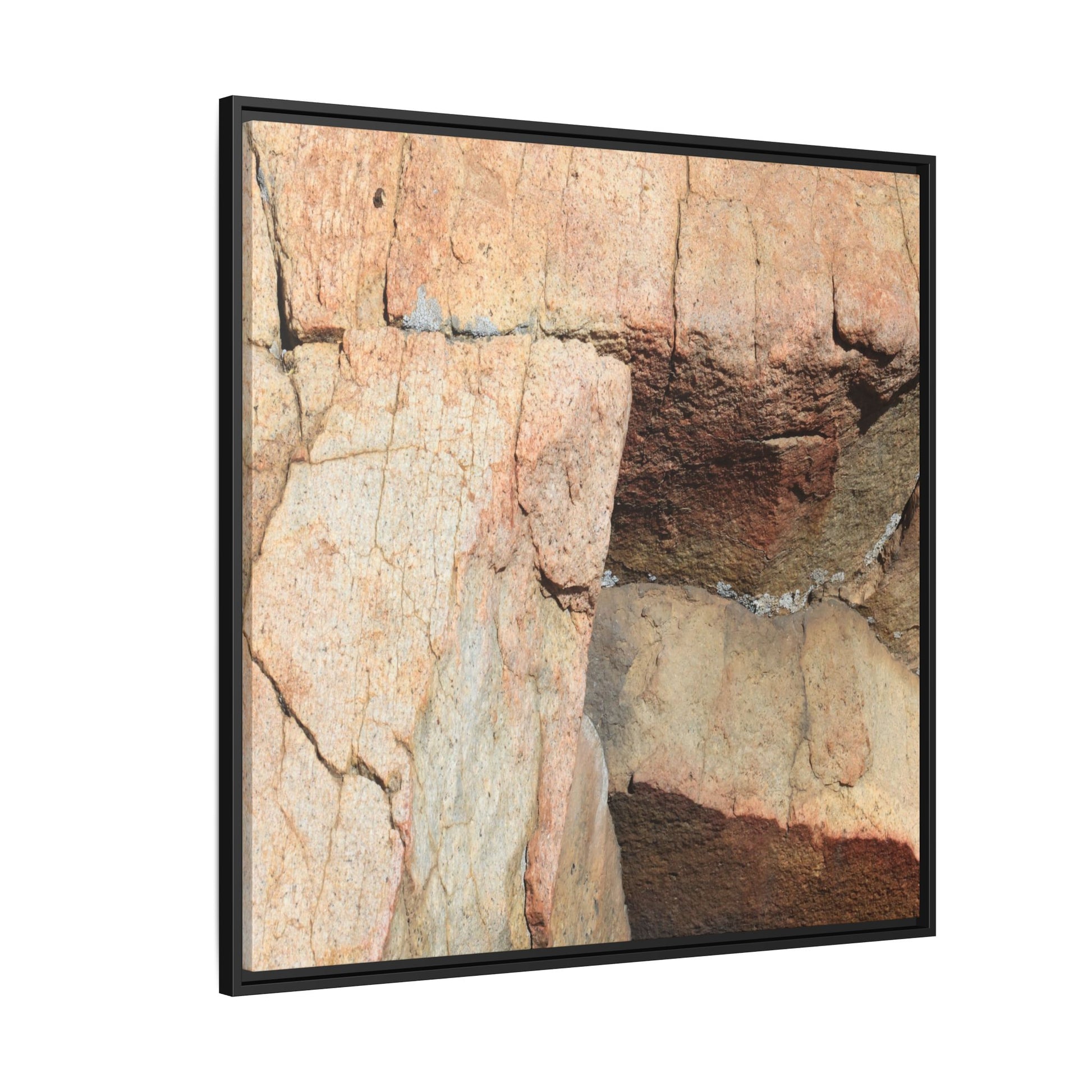 Fractured Stone - Unique Stretched Canvas Wall Art - Art By Earth