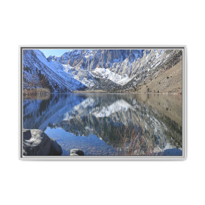 Reflections of Stillness - Unique Stretched Canvas Wall Art