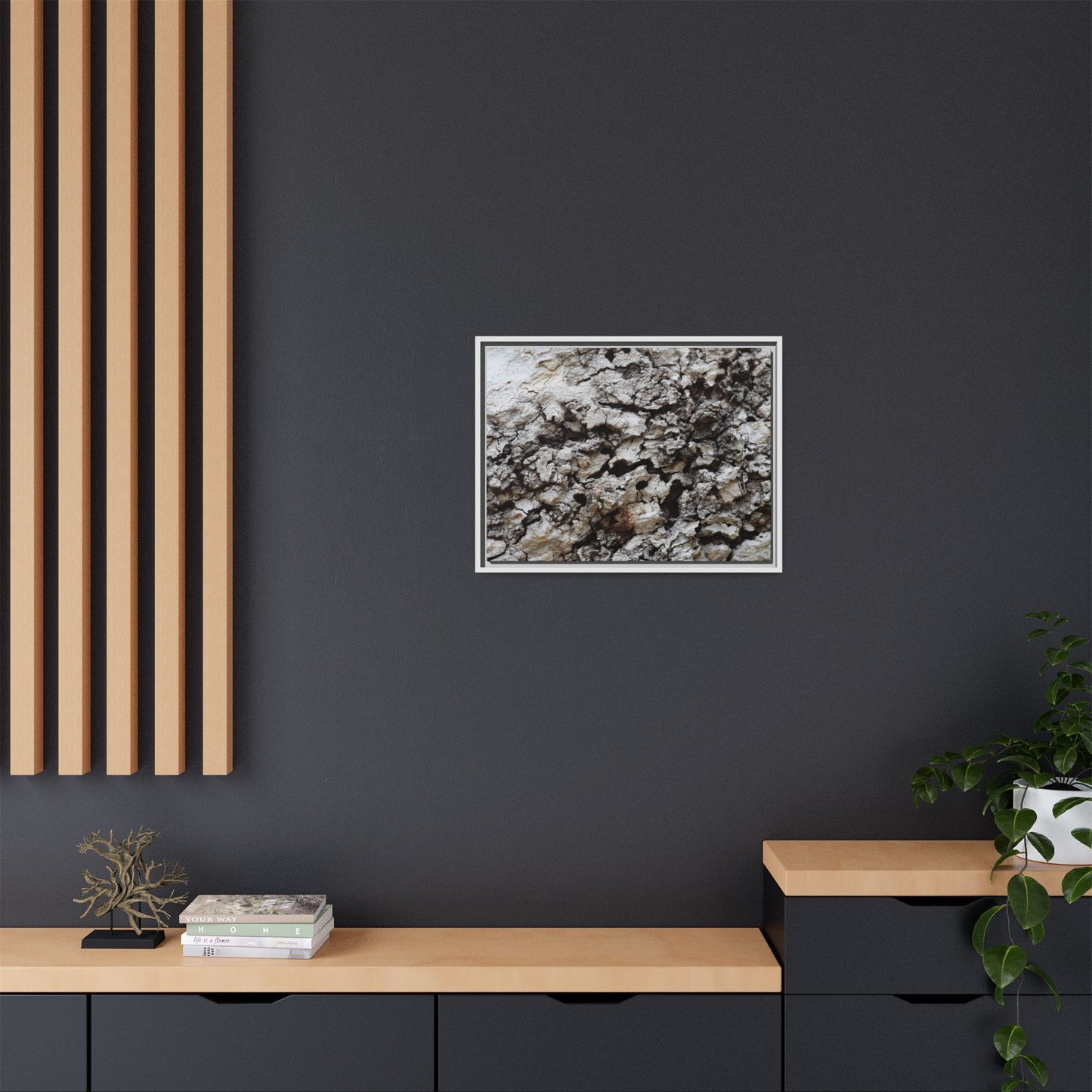 Cracked Terrain - Unique Stretched Canvas Wall Art - Art By Earth