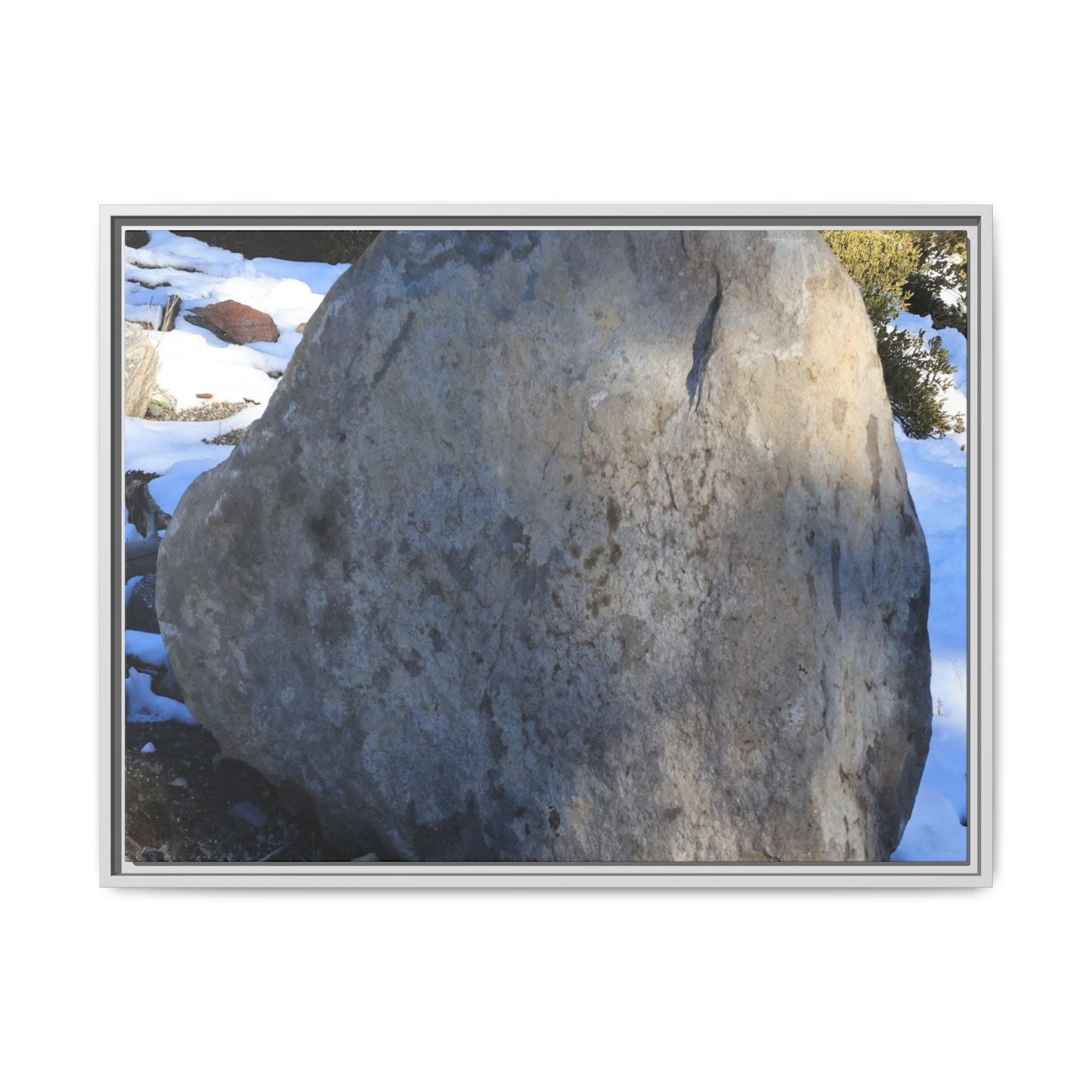 Glacial Solitude - Unique Stretched Canvas Wall Art