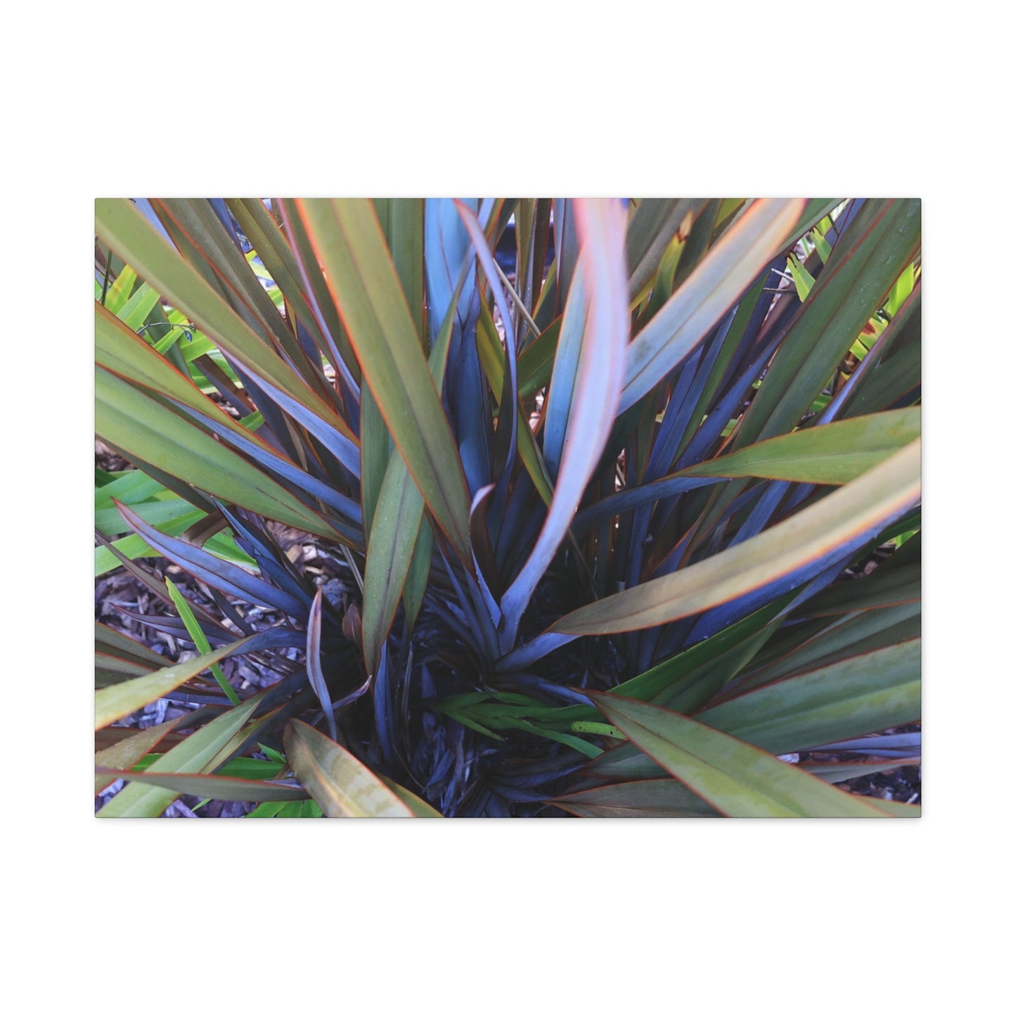 Twisted Blades of Verdant Symphony - Unique Frameless Canvas Wall Art - Art By Earth