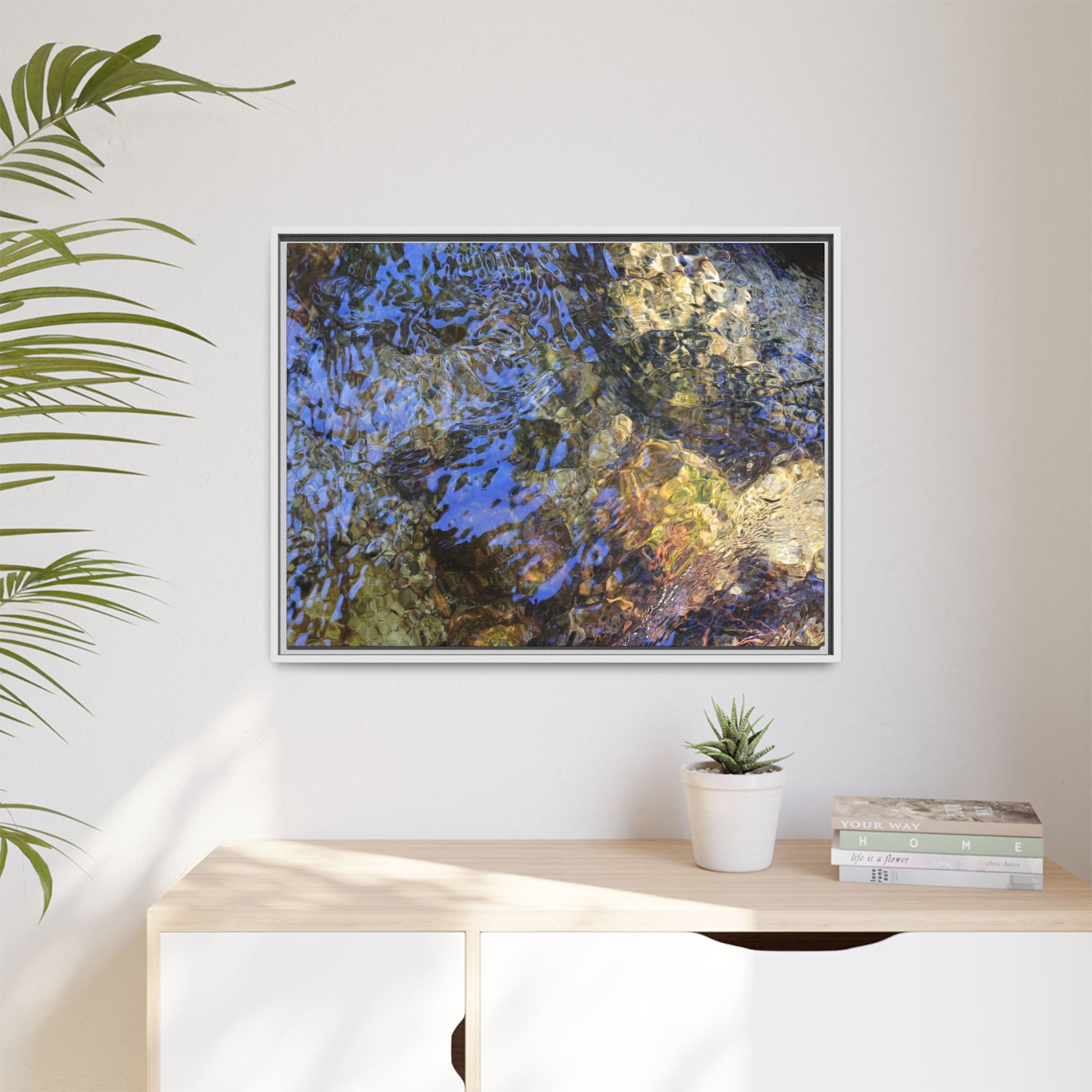 Aquatic Kaleidoscope - Unique Stretched Canvas Wall Art - Art By Earth
