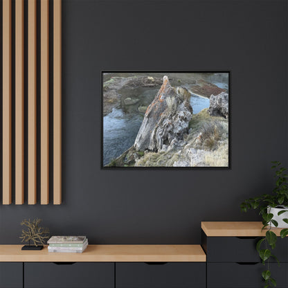Carved by Water - Unique Stretched Canvas Wall Art