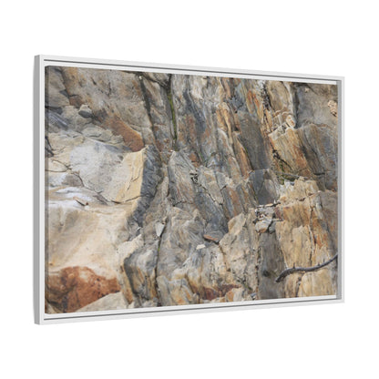 Stone's Silent Symphony - Unique Stretched Canvas Wall Art - Art By Earth