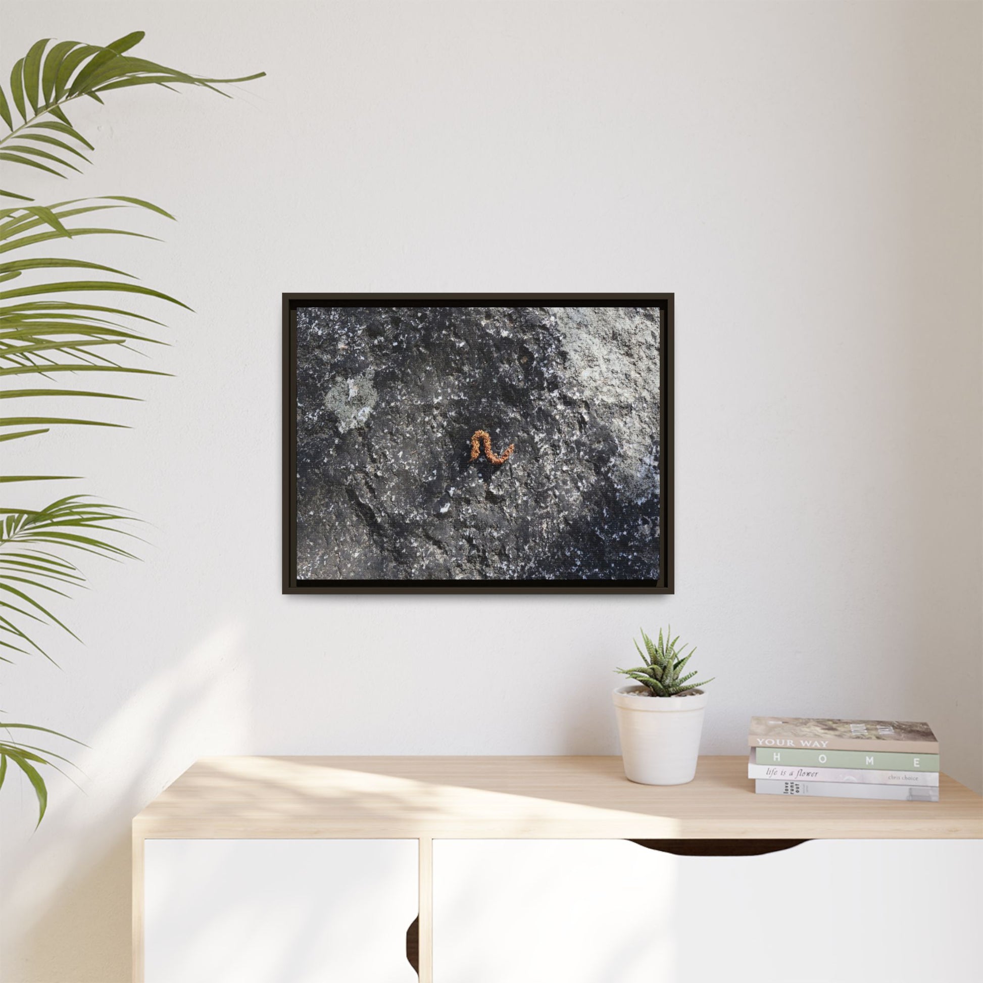 Volcanic Ash and Copper - Unique Stretched Canvas Wall Art - Art By Earth