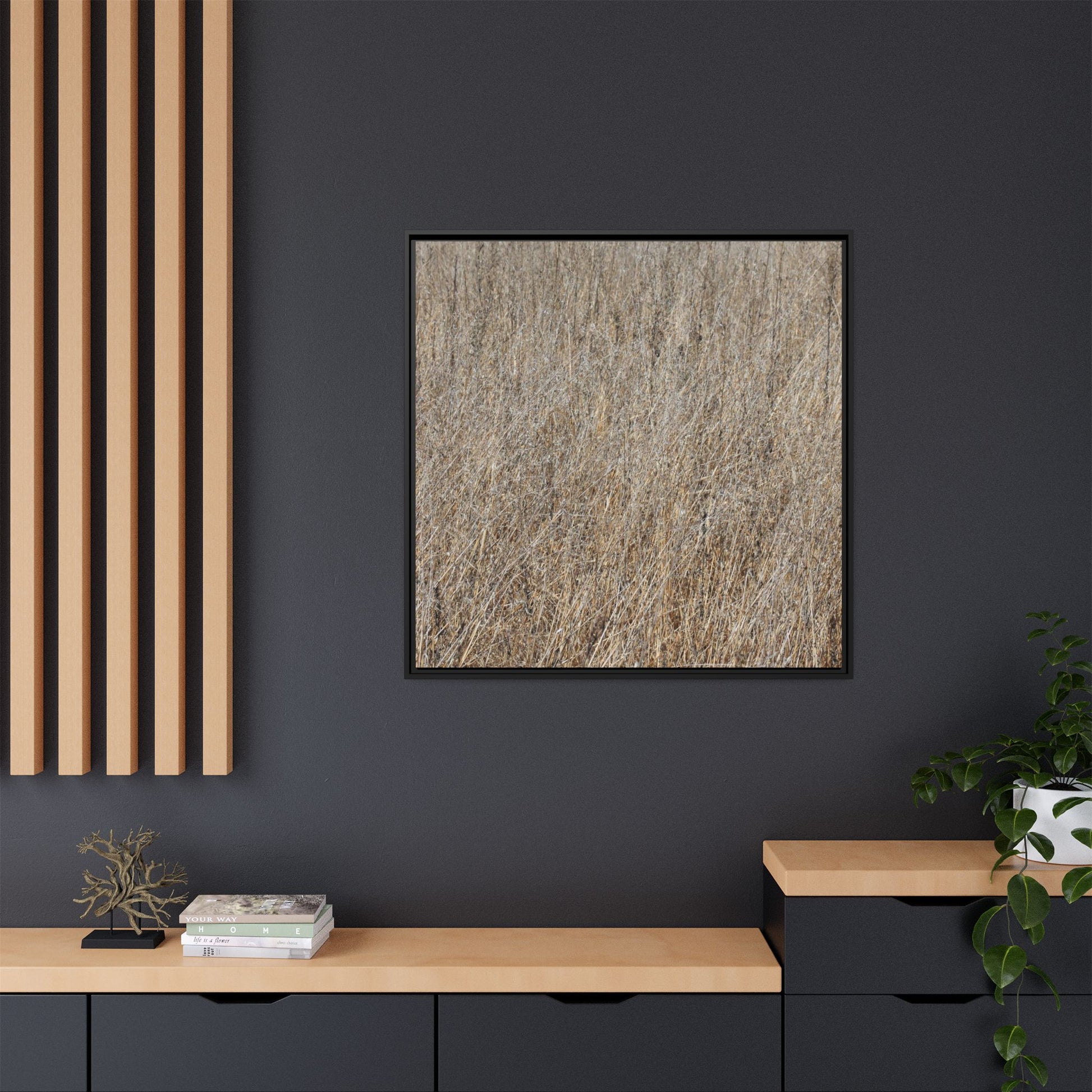 Whispers of Straw - Unique Stretched Canvas Wall Art - Art By Earth