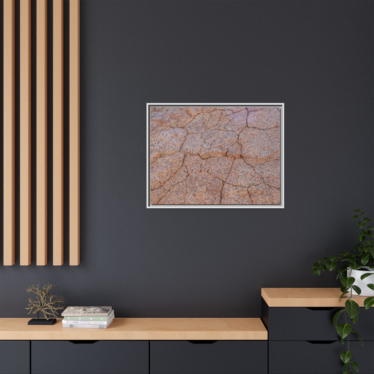 Fragmented Earth - Unique Stretched Canvas Wall Art - Art By Earth