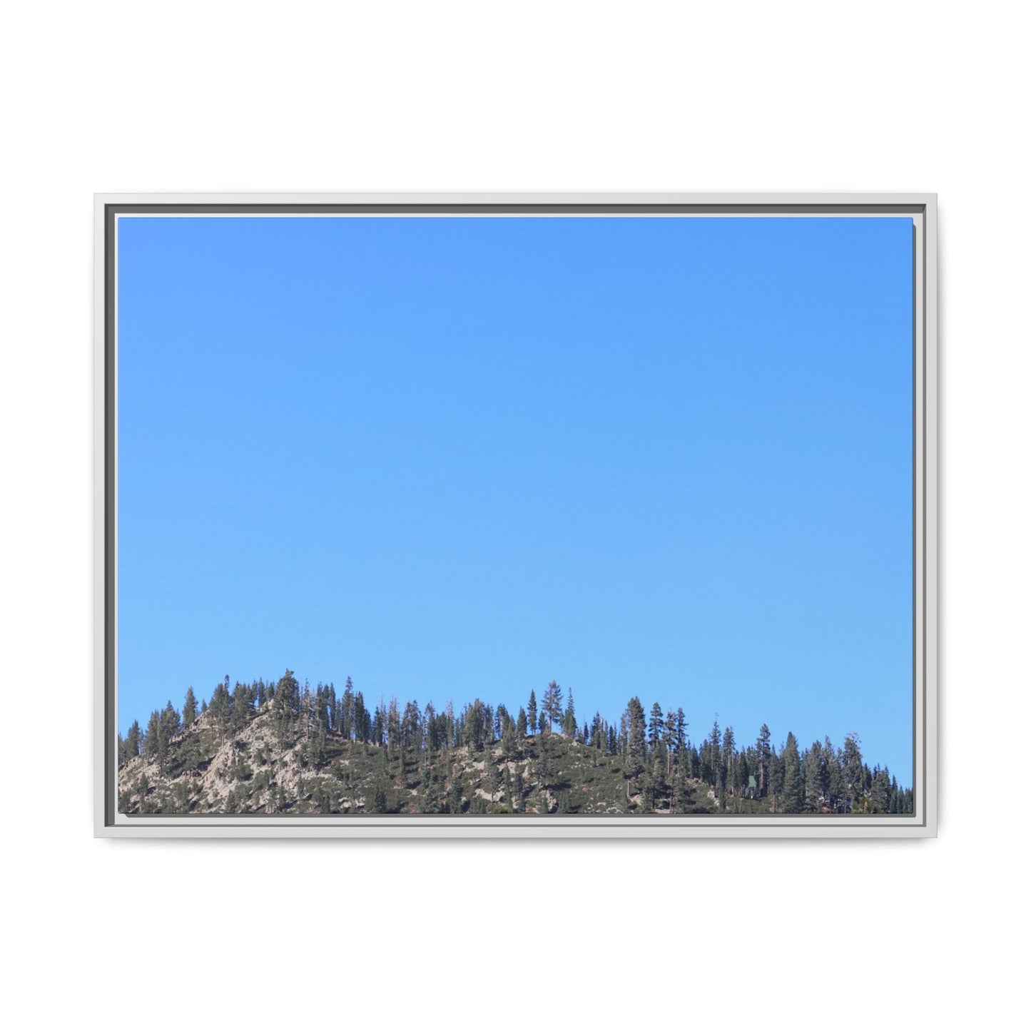 Blue Silence - Unique Stretched Canvas Wall Art