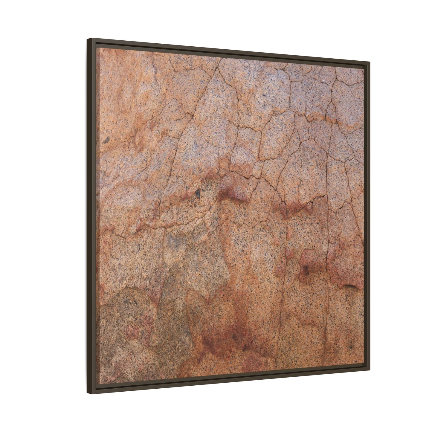 Russet Fissures - Unique Stretched Canvas Wall Art - Art By Earth