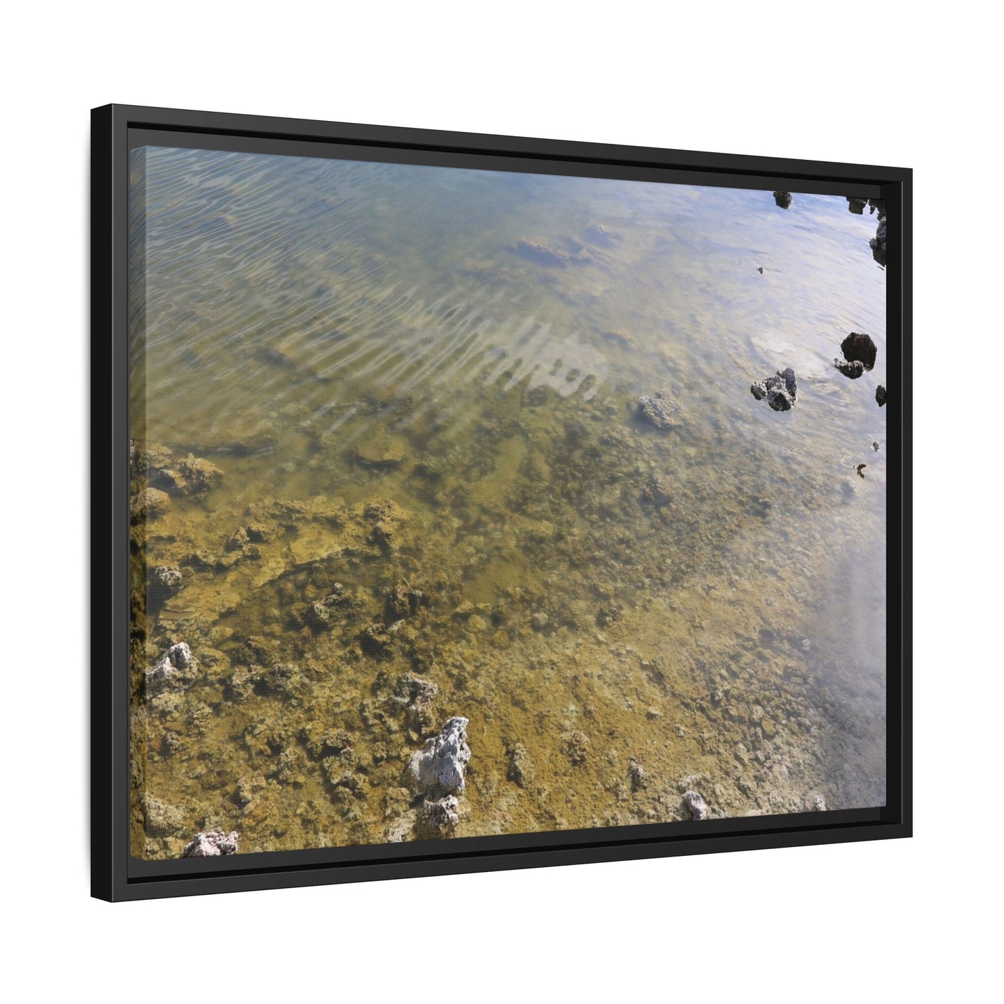 Ripples of Stone - Unique Stretched Canvas Wall Art