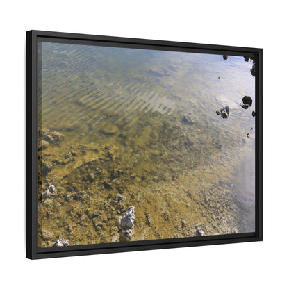 Ripples of Stone - Unique Stretched Canvas Wall Art