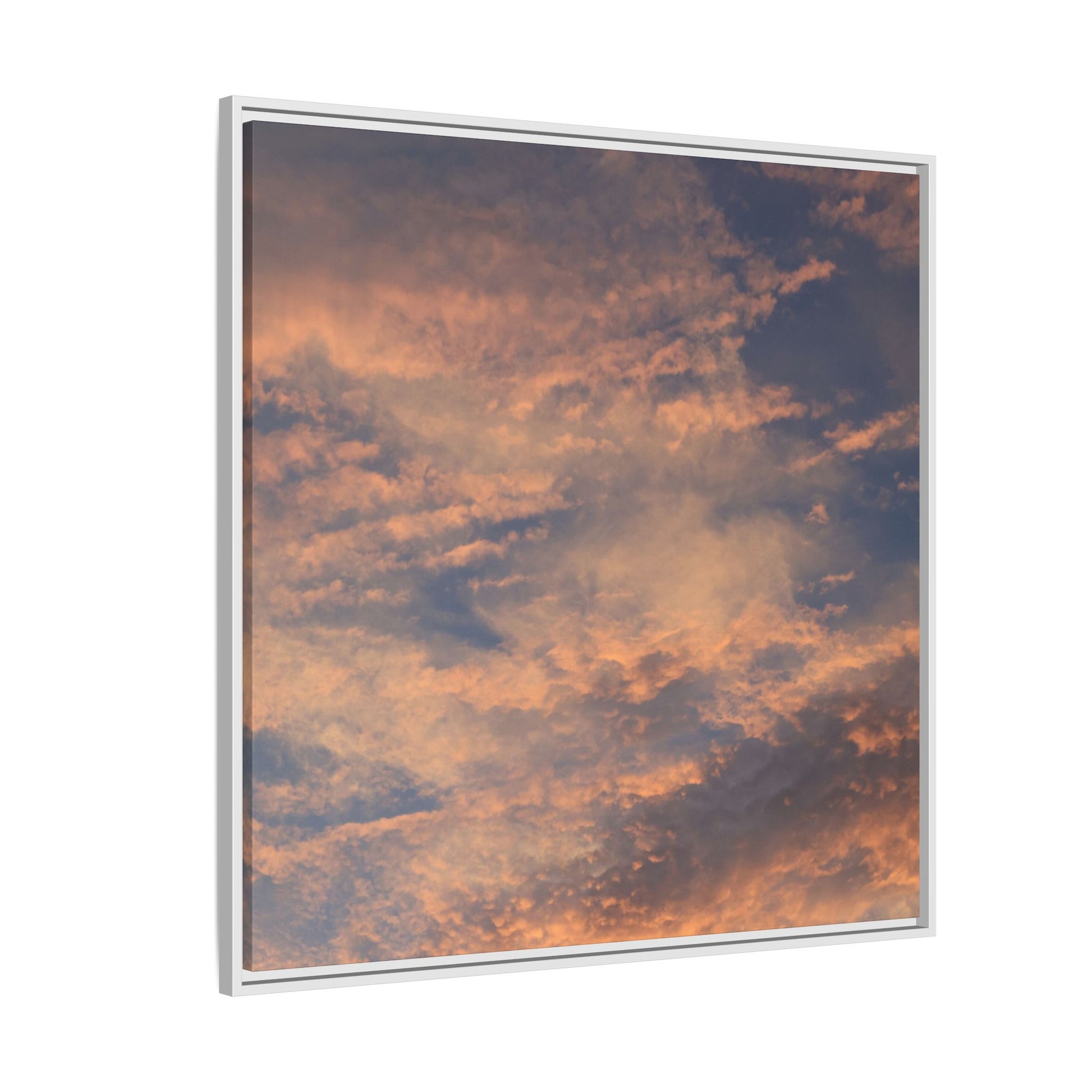 Sunset's Ethereal Canvas - Unique Stretched Canvas Wall Art - Art By Earth