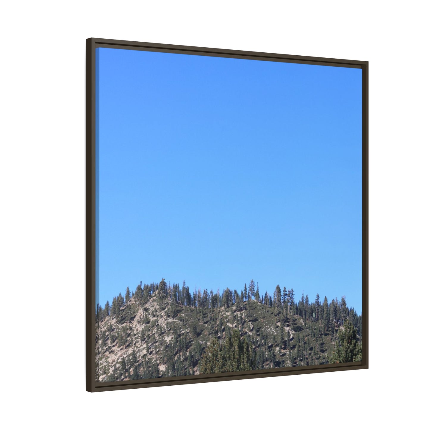 Blue Silence - Unique Stretched Canvas Wall Art