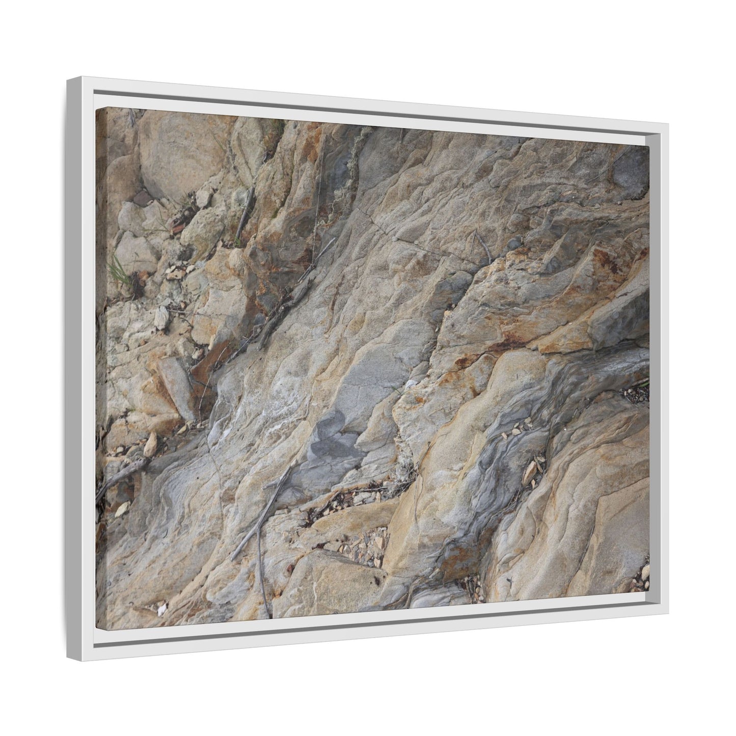 Layers of Earth's History - Unique Stretched Canvas Wall Art - Art By Earth