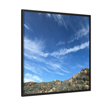 Arid Landscape with Rocky Outcrops - Unique Stretched Canvas Wall Art