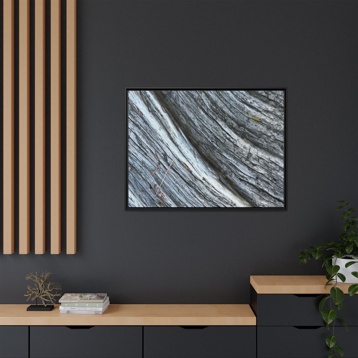 Time's Carved Path - Unique Stretched Canvas Wall Art - Art By Earth