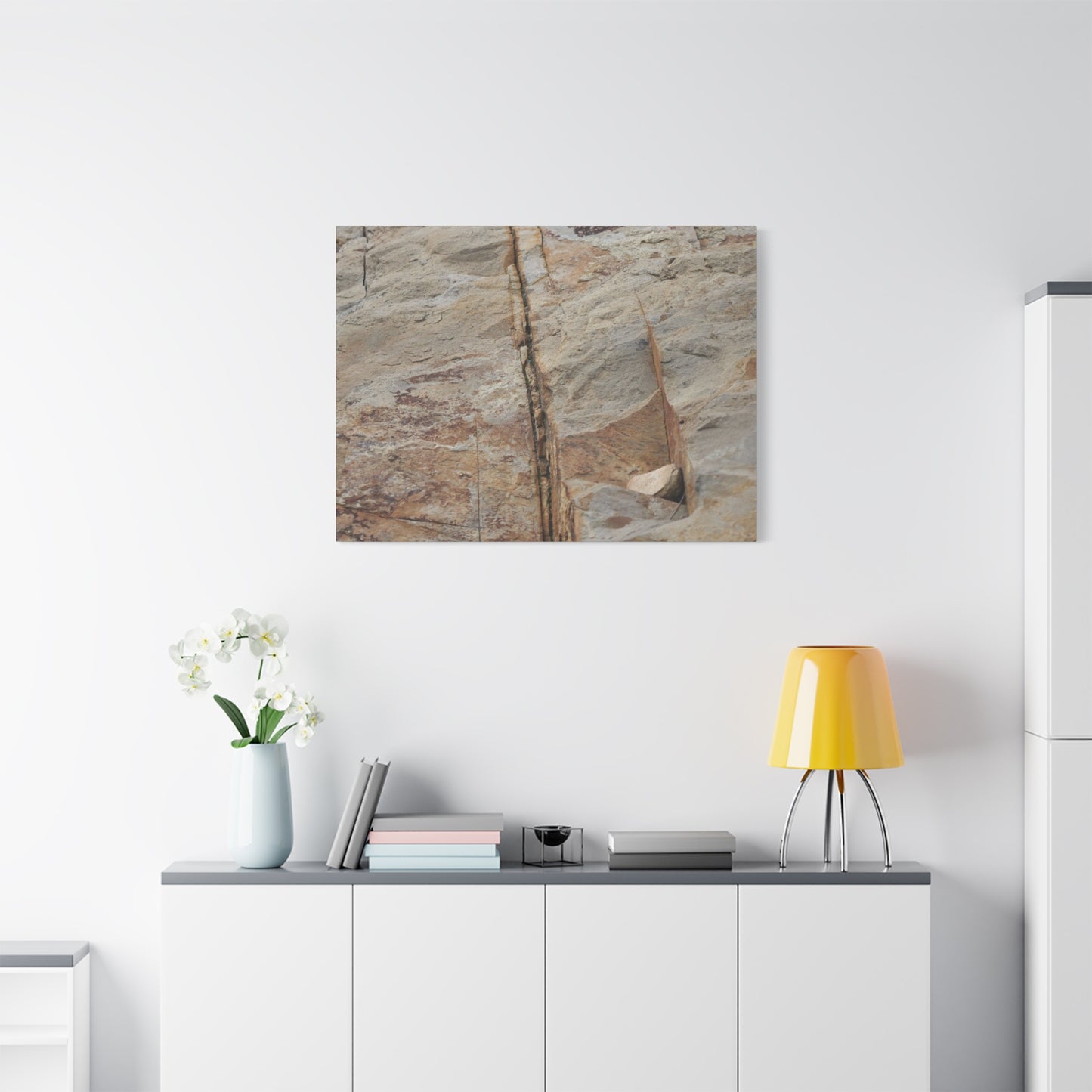 Cracked Canvas of Time - Unique Frameless Canvas Wall Art - Art By Earth