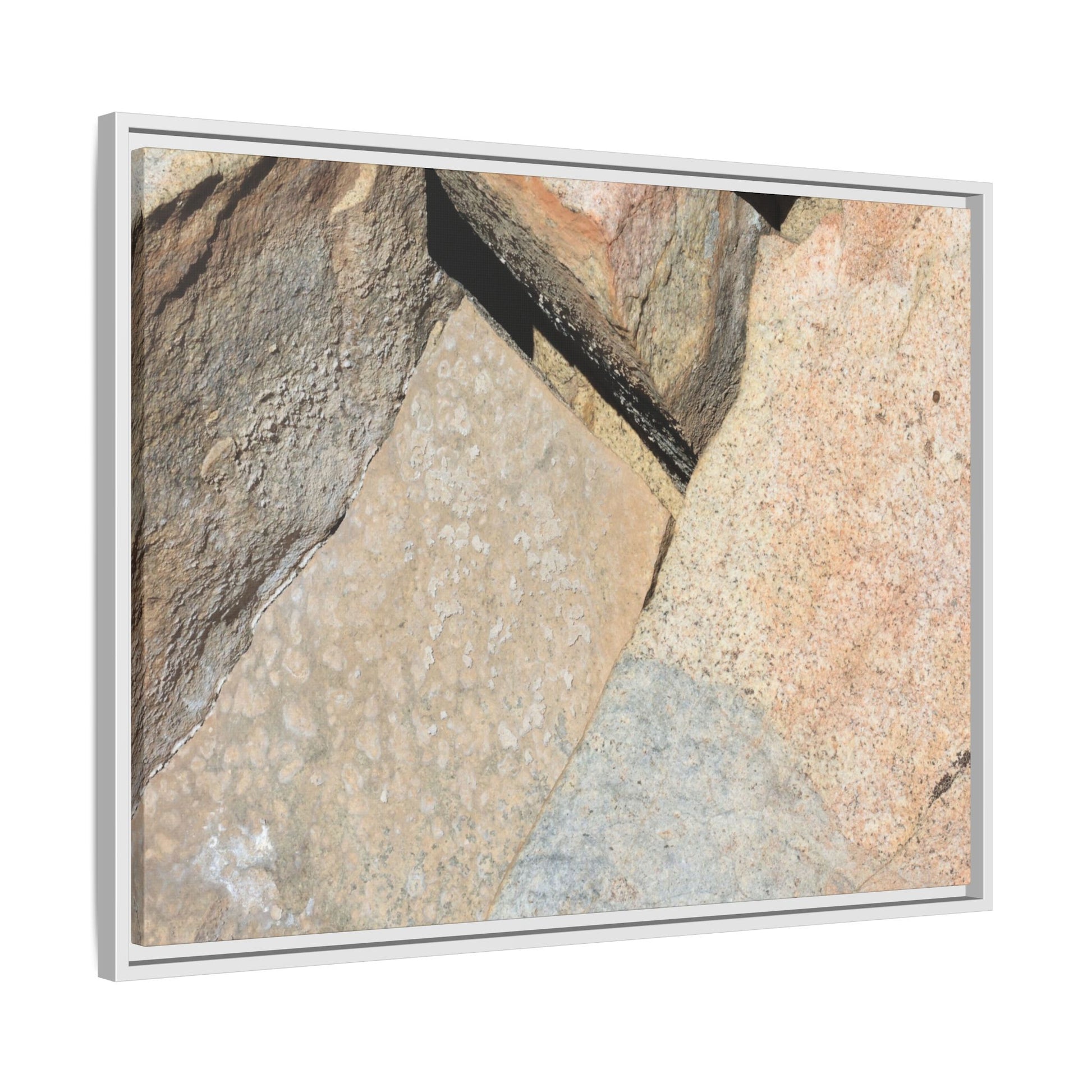 Rock Fragment - Unique Stretched Canvas Wall Art - Art By Earth